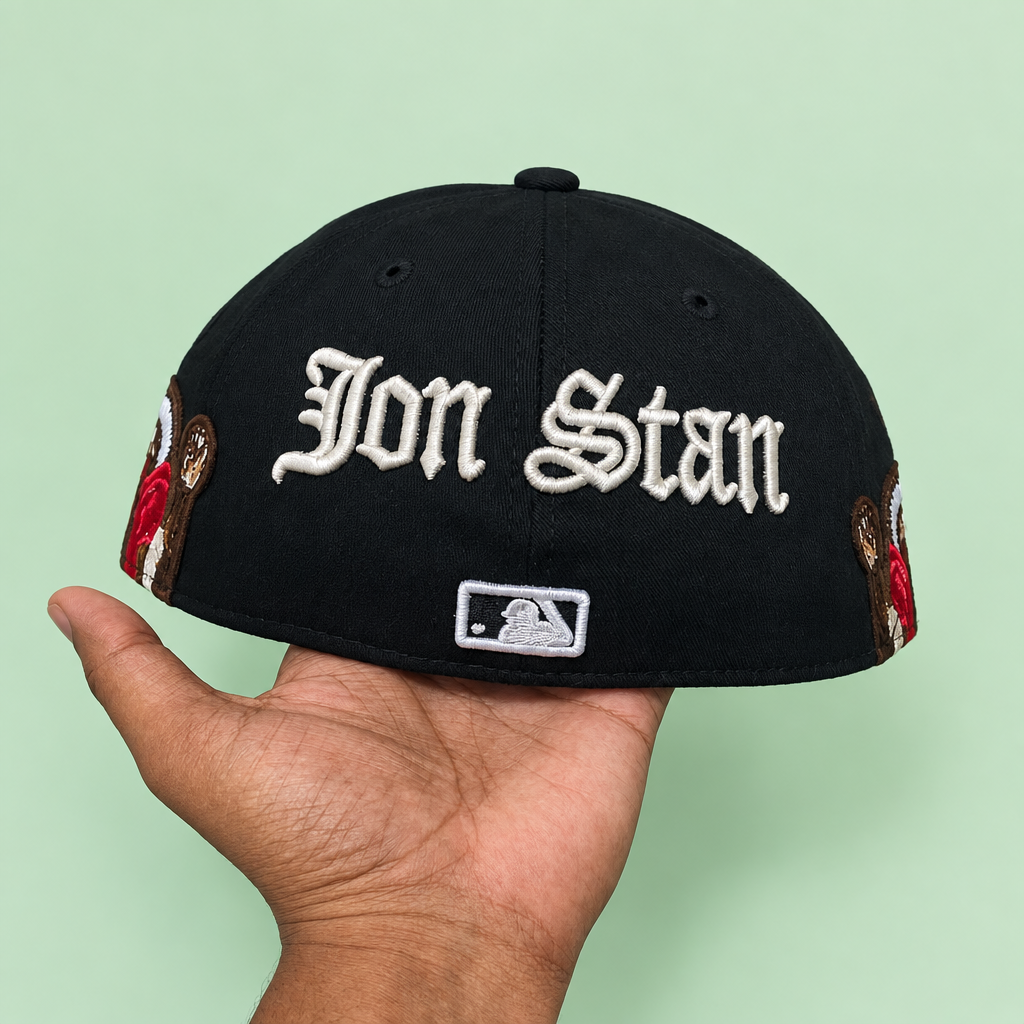 Black cap ka back view