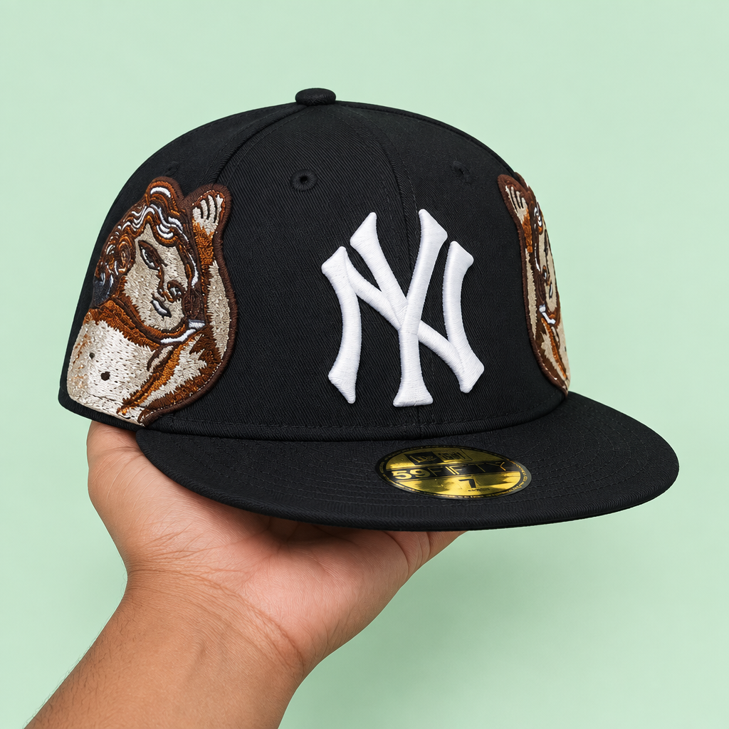 Black cap ka front-side angle