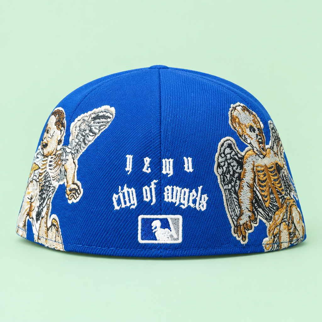 Blue cap ka back view