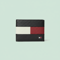 Premium Stripe Bifold Wallet – Front View