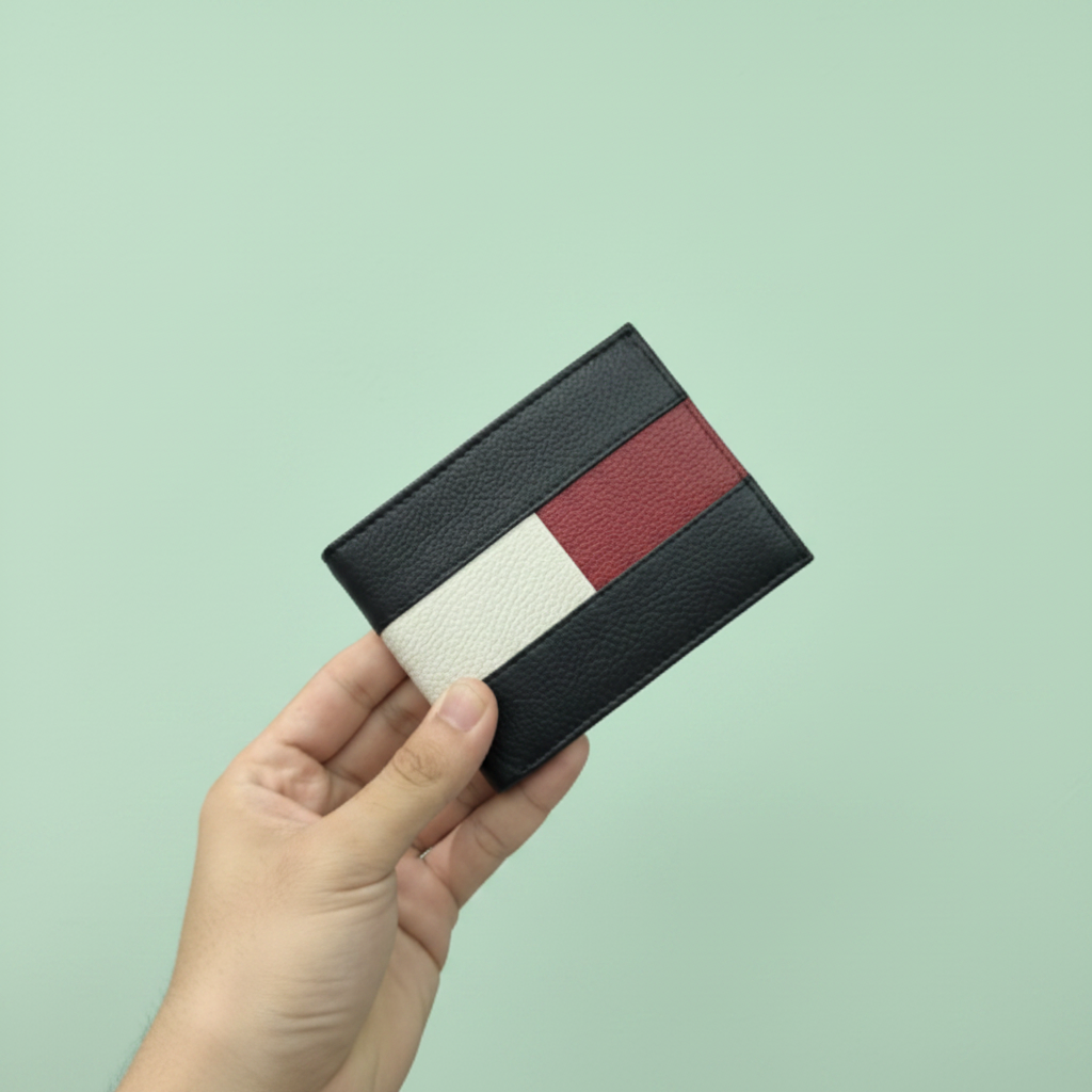 Premium Stripe Bifold Wallet – UGC Style